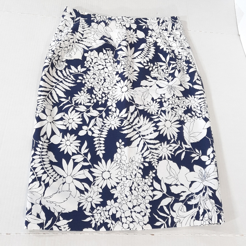 Boden Richmond Floral Stretch Pencil Skirt